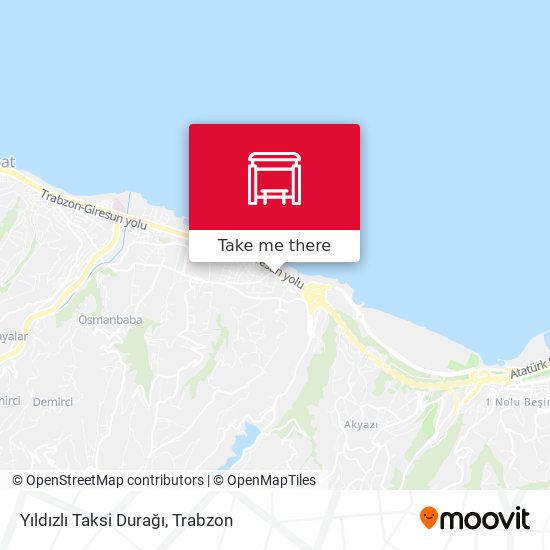 Yıldızlı Taksi Durağı map