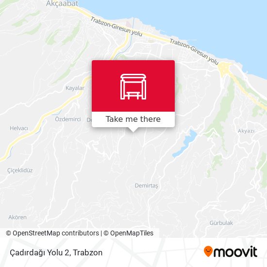 Çadırdağı Yolu 2 map
