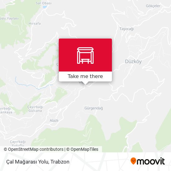 Çal Mağarası Yolu map