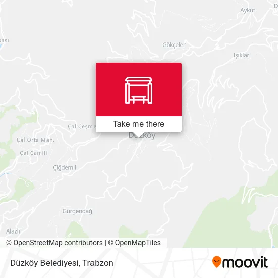 Düzköy Belediyesi map