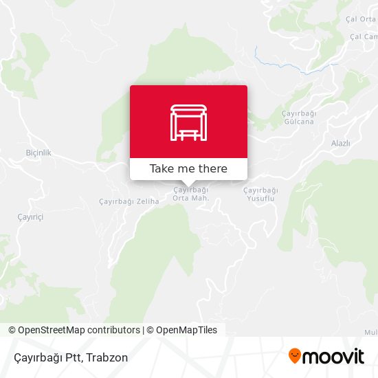 Çayırbağı Ptt map