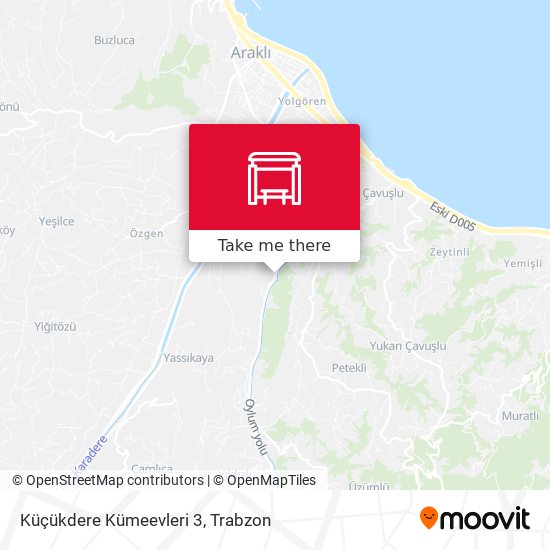 Küçükdere Kümeevleri 3 map