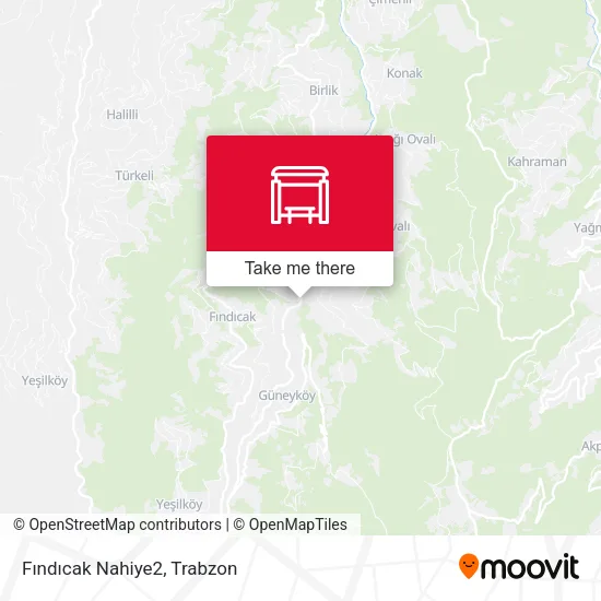 Fındıcak Nahiye2 map