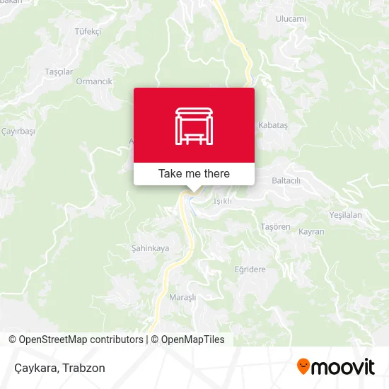 Çaykara map