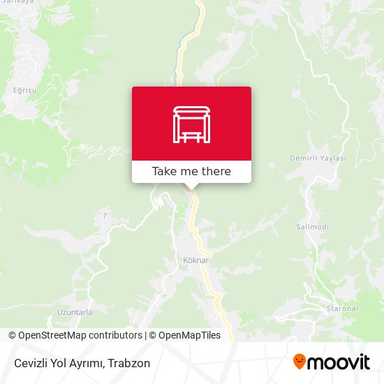 Cevizli Yol Ayrımı map