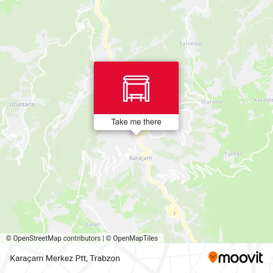 Karaçam Merkez Ptt map