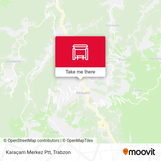 Karaçam Merkez Ptt map