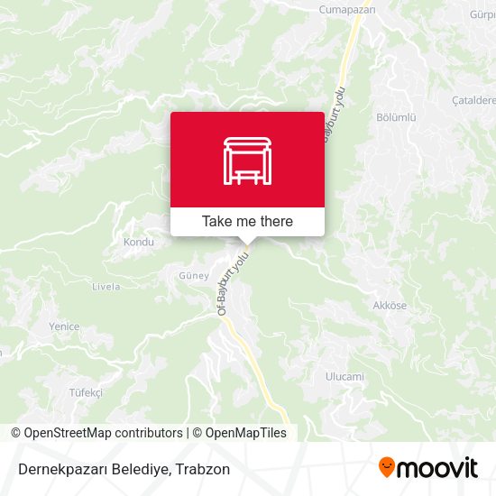 Dernekpazarı Belediye map