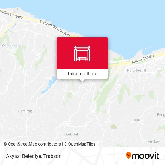 Akyazı Belediye map