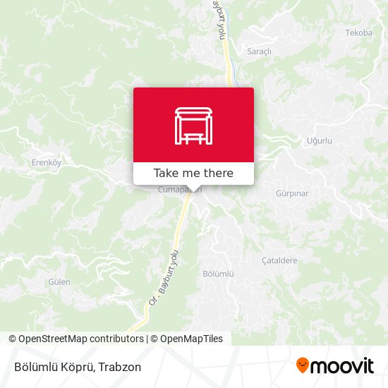 Bölümlü Köprü map