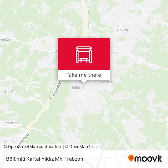 Bölümlü Kartal-Yıldız Mh map