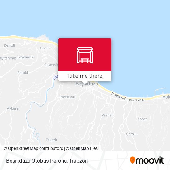 Beşikdüzü Otobüs Peronu map