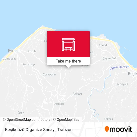 Beşikdüzü Organize Sanayi map