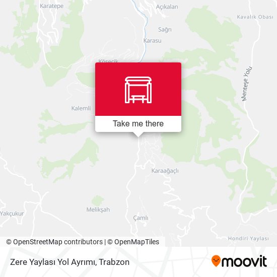 Zere Yaylası Yol Ayrımı map