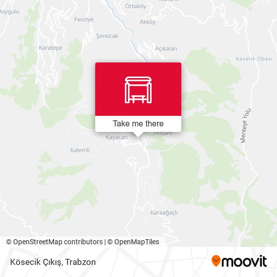 Kösecik Çıkış map