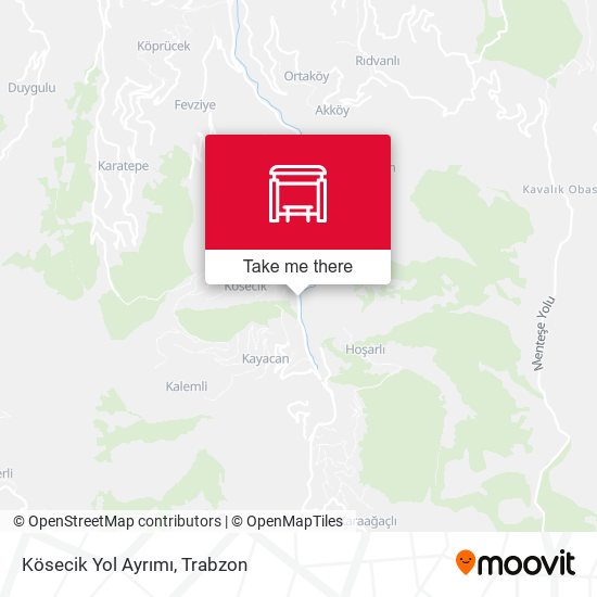 Kösecik Yol Ayrımı map