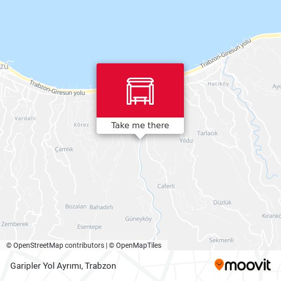 Garipler Yol Ayrımı map