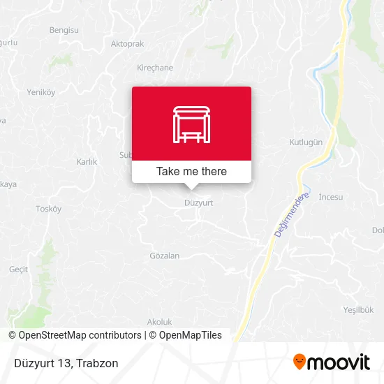 Düzyurt 13 map