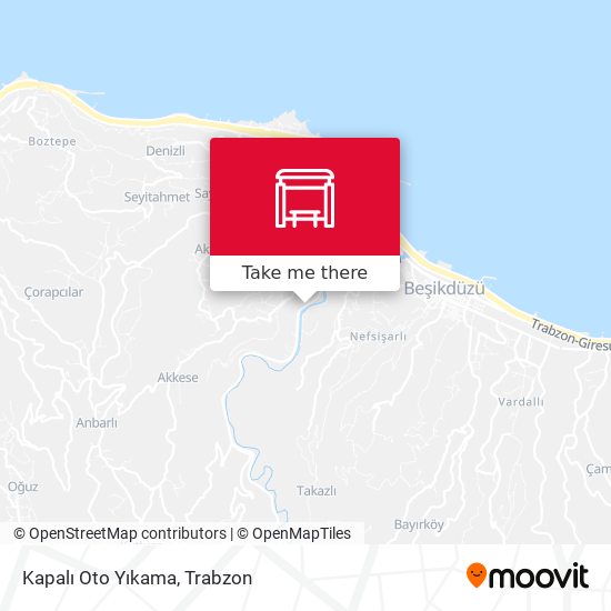 Kapalı Oto Yıkama map