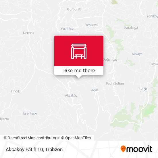 Akçaköy Fatih 10 map