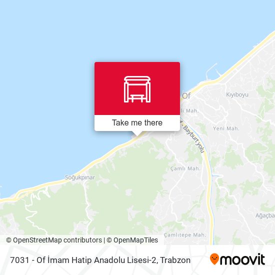 7031 - Of İmam Hatip Anadolu Lisesi-2 map