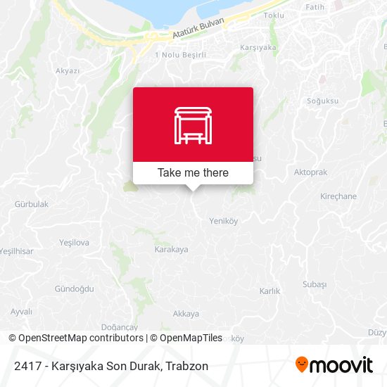 2417 - Karşıyaka Son Durak map