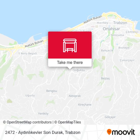 2472 - Aydınlıkevler Son Durak map