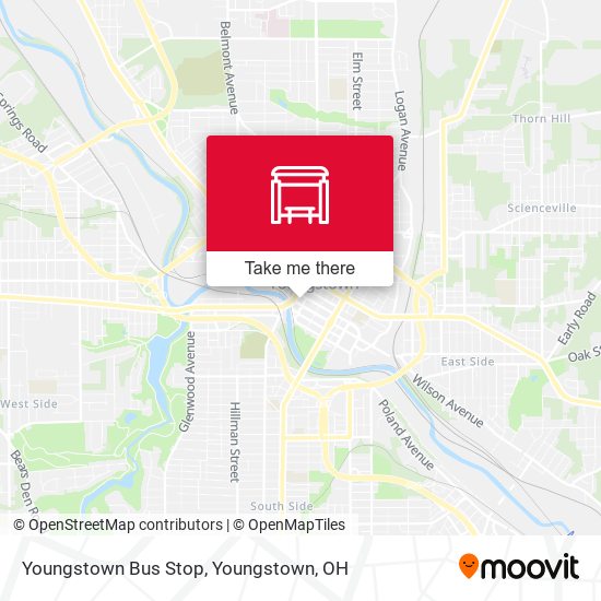 Mapa de Youngstown Bus Stop