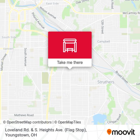 Mapa de Loveland Rd. & S. Heights Ave. (Flag Stop)