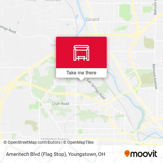 Ameritech Blvd (Flag Stop) map