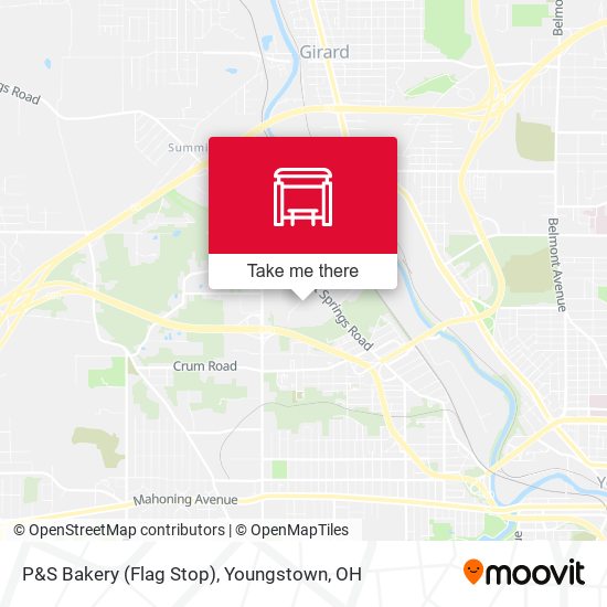 Mapa de P&S Bakery (Flag Stop)