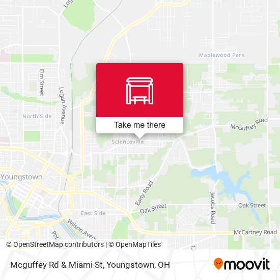 Mapa de Mcguffey Rd & Miami St