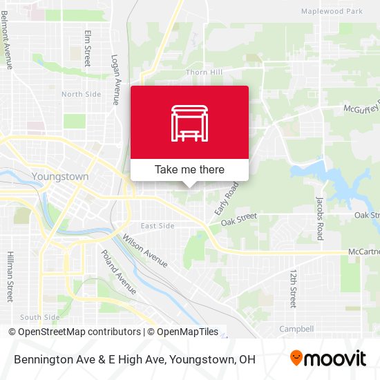 Mapa de Bennington Ave & E High Ave