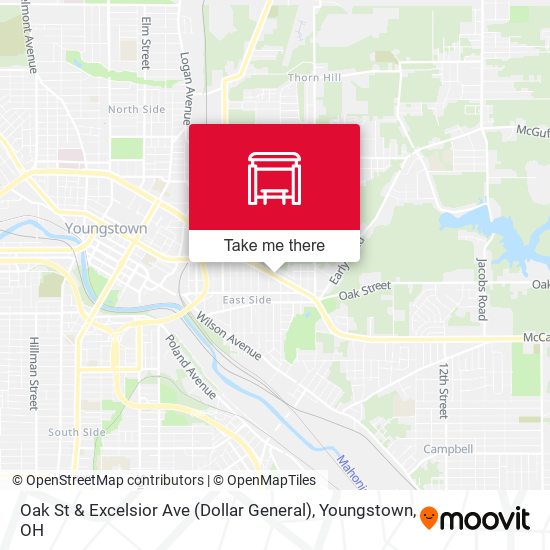 Oak St & Excelsior Ave (Dollar General) map
