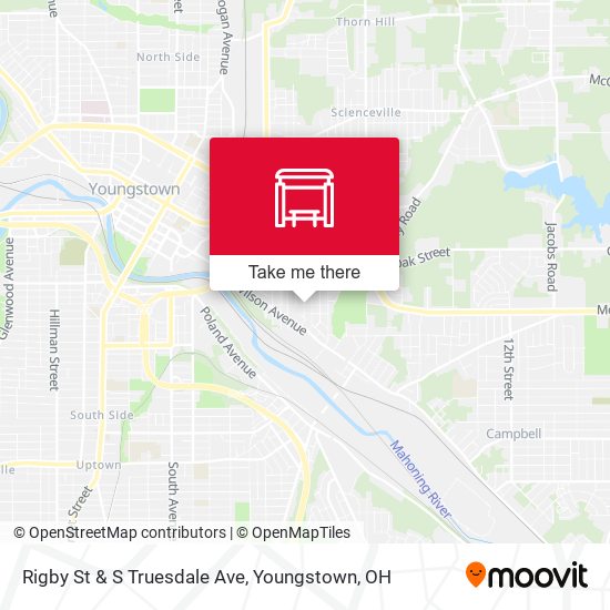Rigby St & S Truesdale Ave map