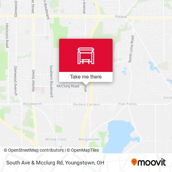 South Ave & Mcclurg Rd map