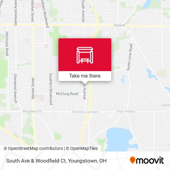 South Ave & Woodfield Ct map