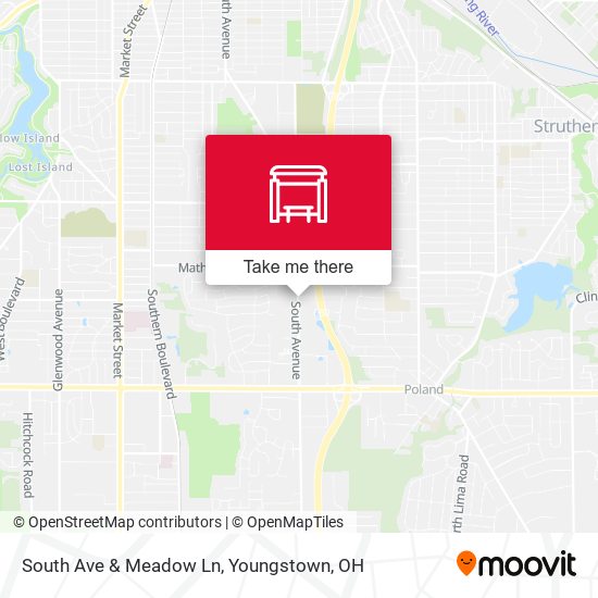 South Ave & Meadow Ln map