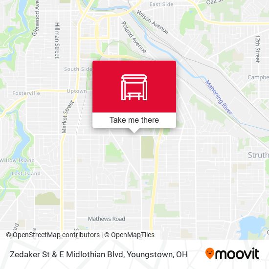 Zedaker St & E Midlothian Blvd map