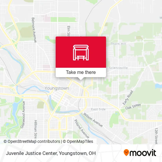 Juvenile Justice Center map