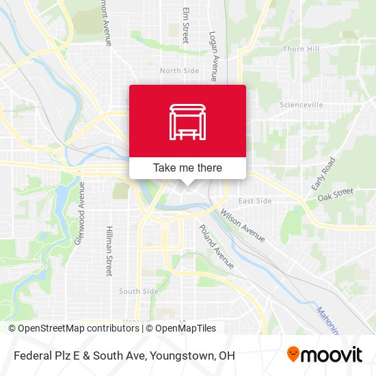 Federal Plz E & South Ave map
