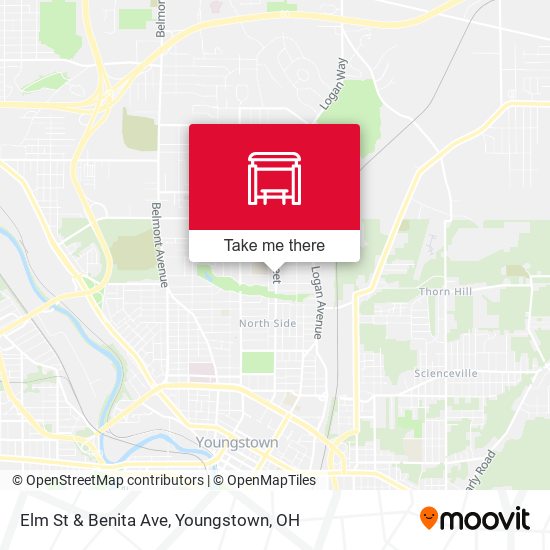 Mapa de Elm St & Benita Ave