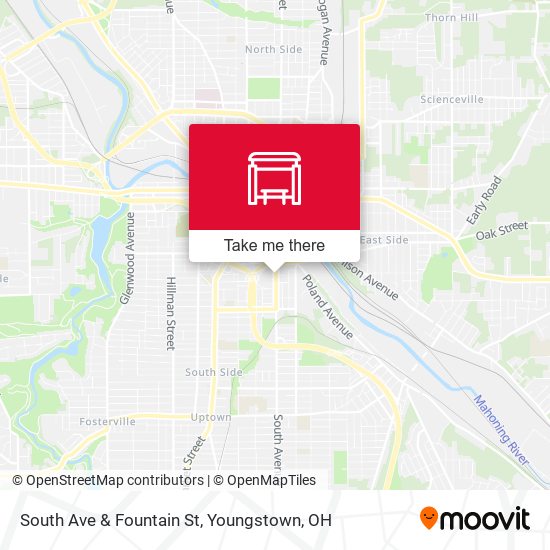 South Ave & Fountain St map