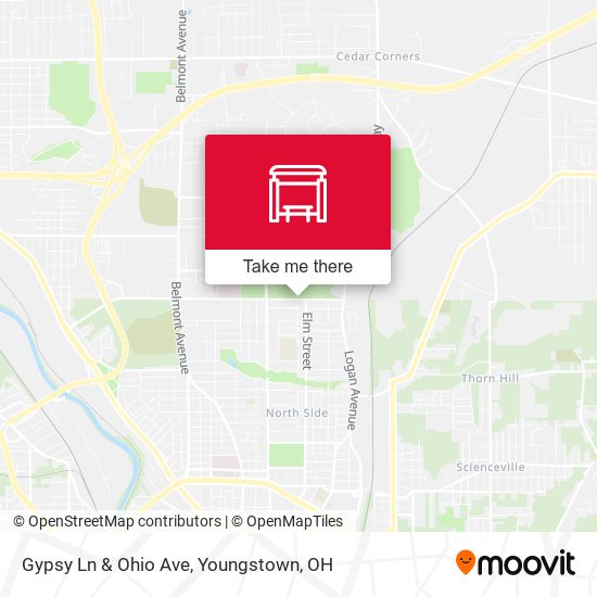 Gypsy Ln & Ohio Ave map