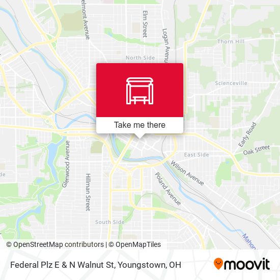 Federal Plz E & N Walnut St map