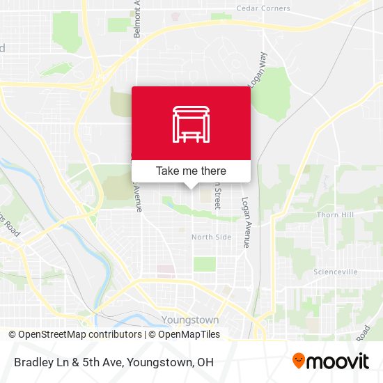 Mapa de Bradley Ln & 5th Ave