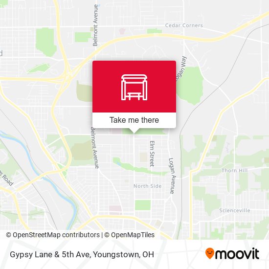 Gypsy Lane & 5th Ave map