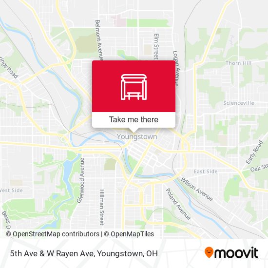 Mapa de 5th Ave & W Rayen Ave