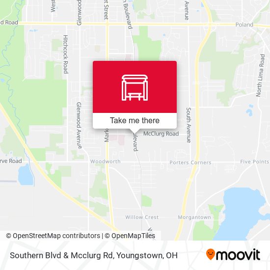 Mapa de Southern Blvd & Mcclurg Rd