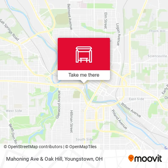Mapa de Mahoning Ave & Oak Hill